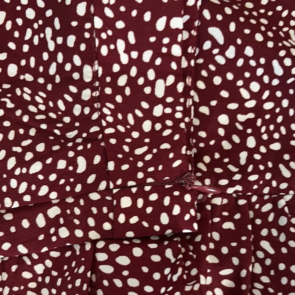 Stylish Red Polka Dot Skirt by SHEIN - size small
